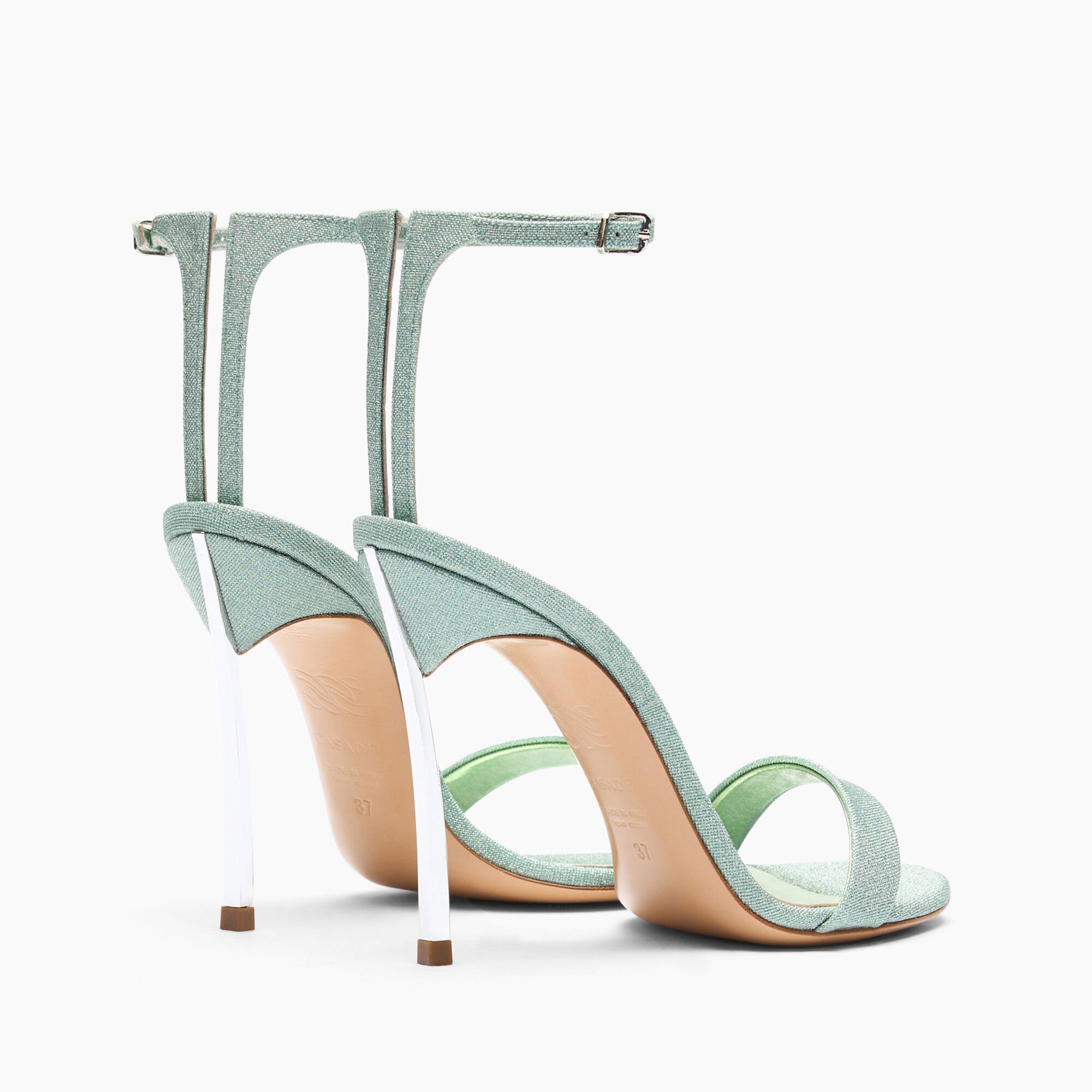 Casadei Marta Solar Eclipse Sandals Milk and Mint 1L165W100MC2628