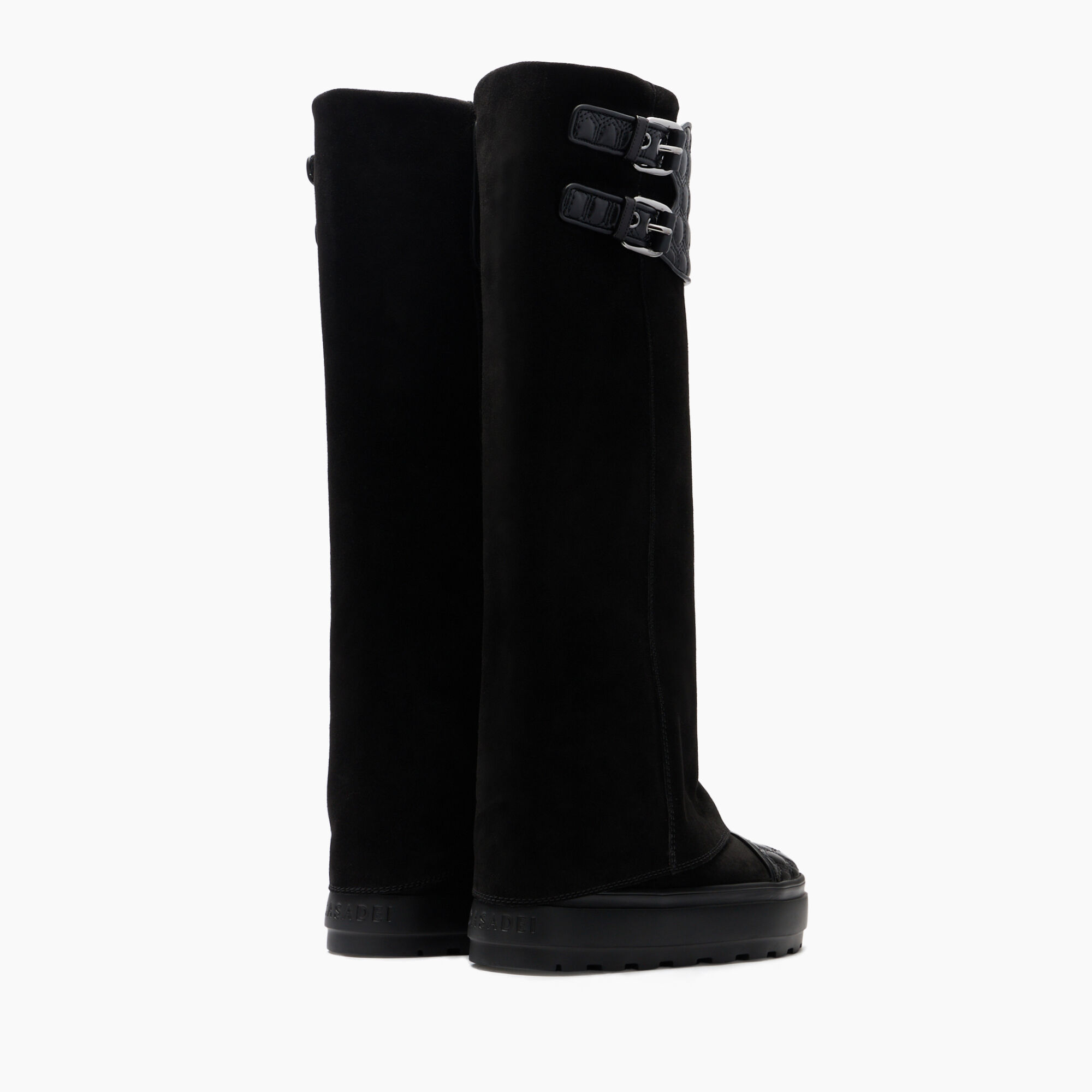  Maison Lab Double Face Suede Boots Black 2S356Y080NC2573