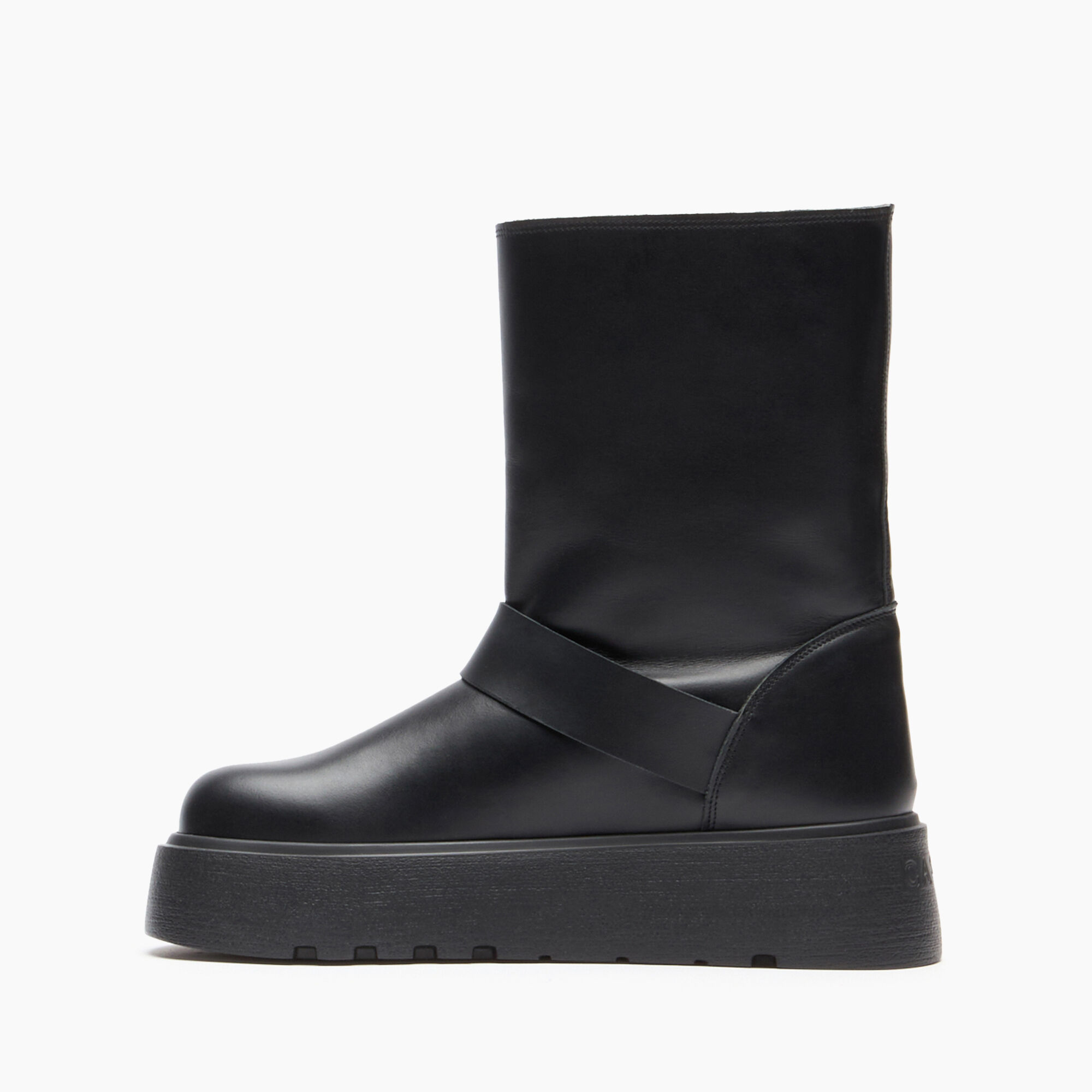 Casadei Ale Leather Ankle Boots Black 2R481Y040NC1108