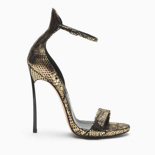 Casadei Cappa Blade Goldfinger Sandal Goldfinger 1LG50D125TGLDFG Casadei Cappa Blade Goldfinger Sandal Goldfinger 1LG50D125TGLDFG