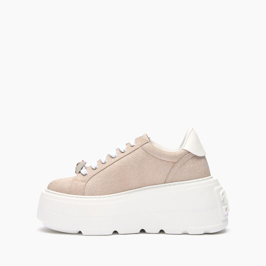 Casadei Nexus Cas25 Sneakers Nude and White 2X042J0701C2672