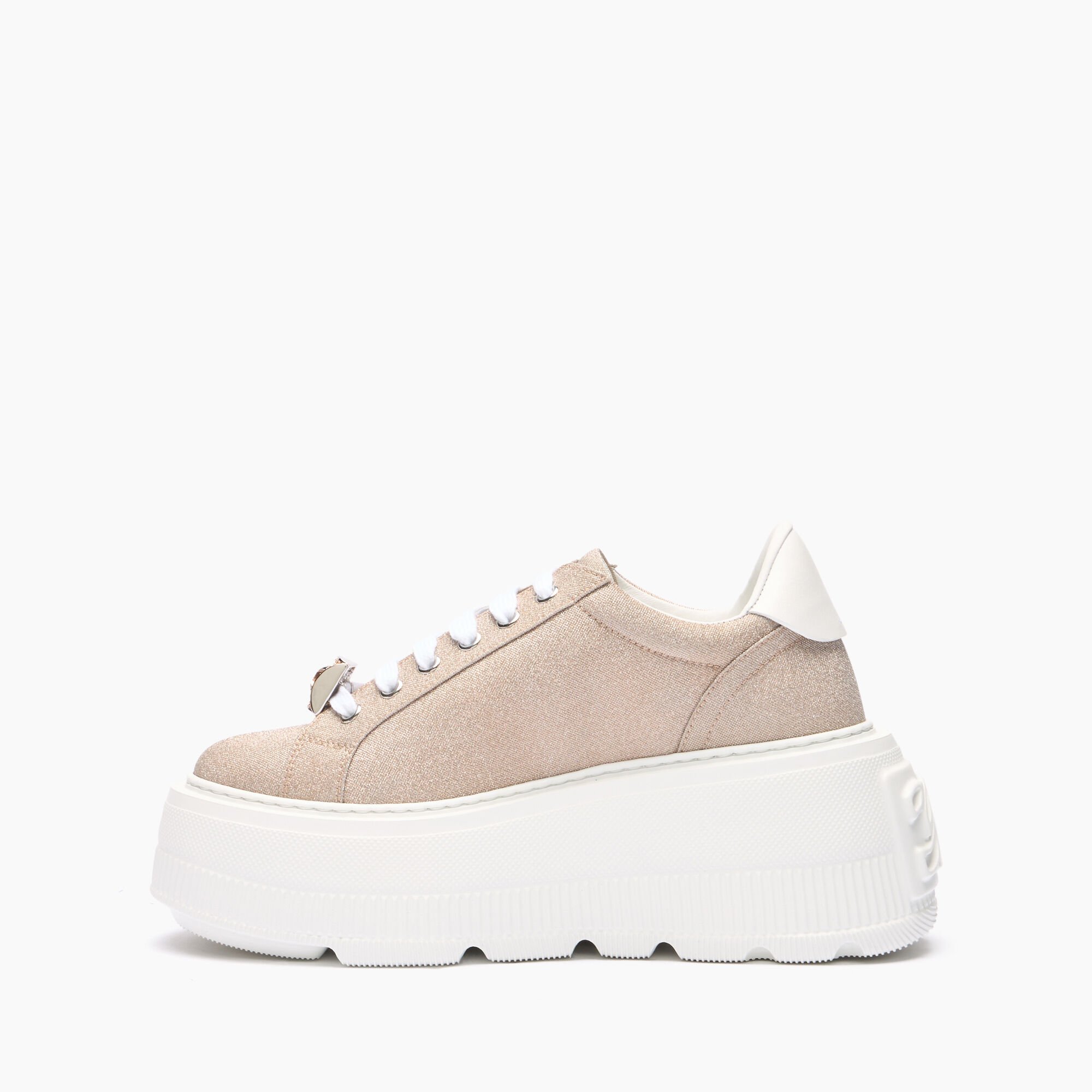 Casadei Nexus Cas25 Sneakers Nude and White 2X042J0701C2672