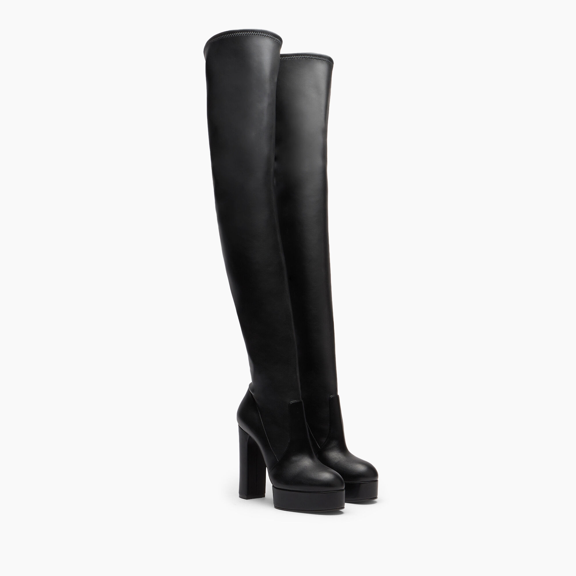 Betty Over The Knee in Black for Women | Casadei® Betty Over The Knee in Black for Women | Casadei®