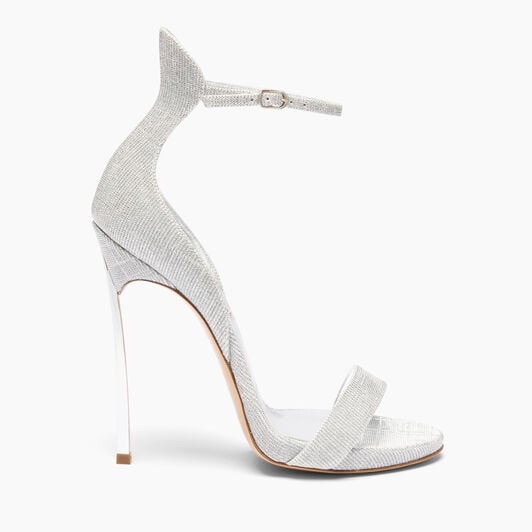 Casadei Cappa Blade Sandal Silver 1LG50D125MTRINI Casadei Cappa Blade Sandal Silver 1LG50D125MTRINI