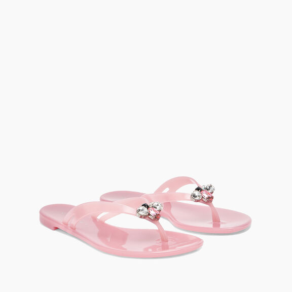 Casadei Jelly Flats وردي منزلي 2Y250X0101APBEA Casadei Jelly Flats وردي منزلي 2Y250X0101APBEA
