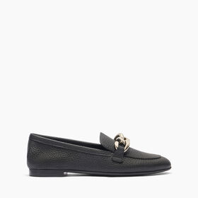 Casadei Antilope Chain Loafers Black 1A285J0101C2363