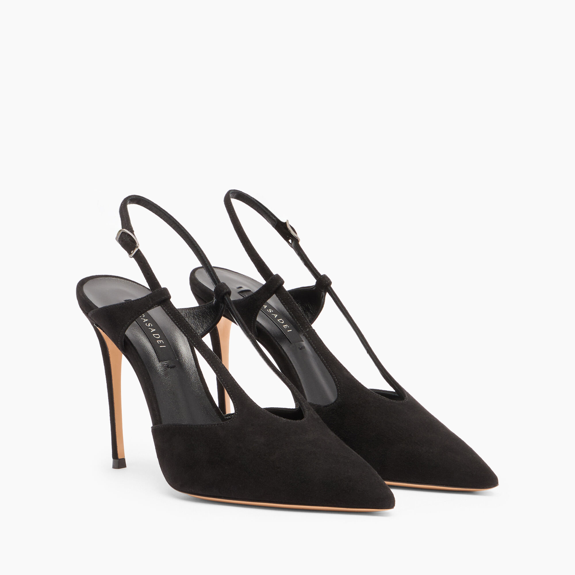 Casadei Julia Camoscio Pumps Black 1H034A1001CAMOS