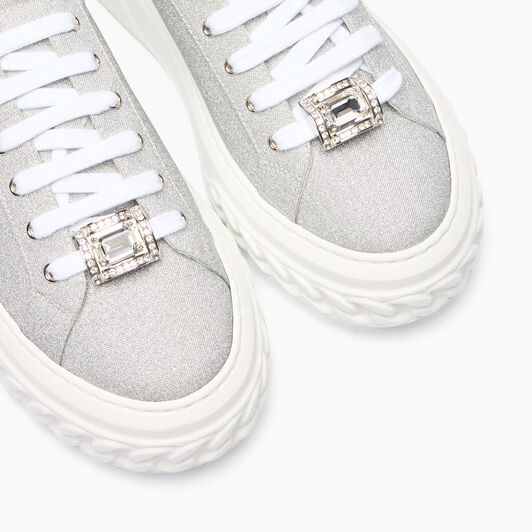 Casadei Off road Cas25 Sneakers Silver and White 2X052J0201C2672