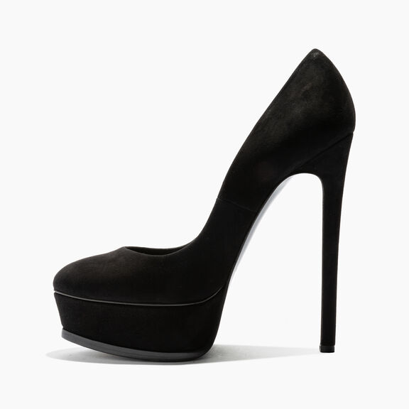 Casadei فلورا بلاتفورم أسود 1F156E1401CAMOS