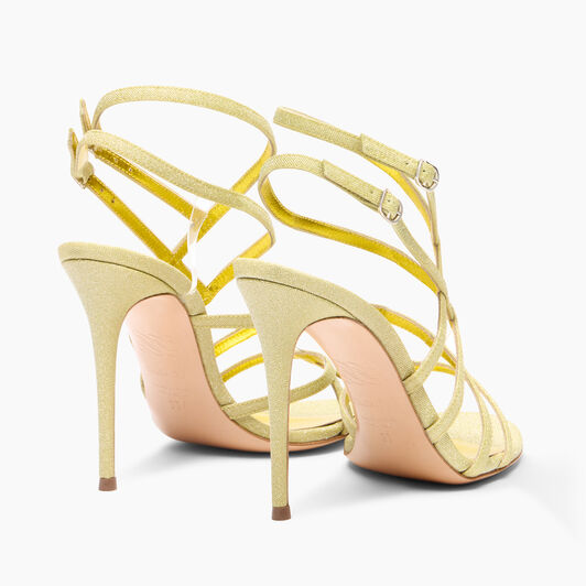 Casadei Solar Eclipse Julia Cage Sandalette Sunshine 1L305J1001T0572 Casadei Solar Eclipse Julia Cage Sandalette Sunshine 1L305J1001T0572