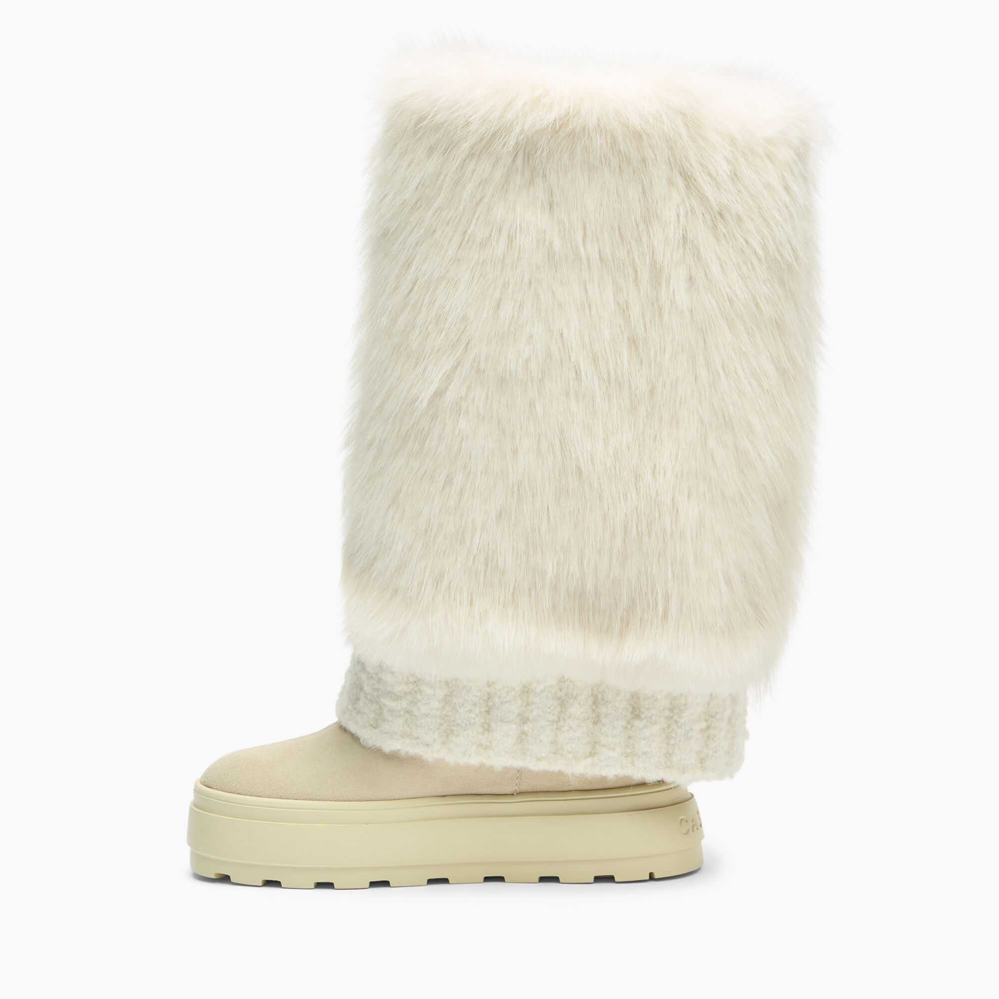 Casadei Double Face High Boot Yogurt+White 2S394A0811T0561