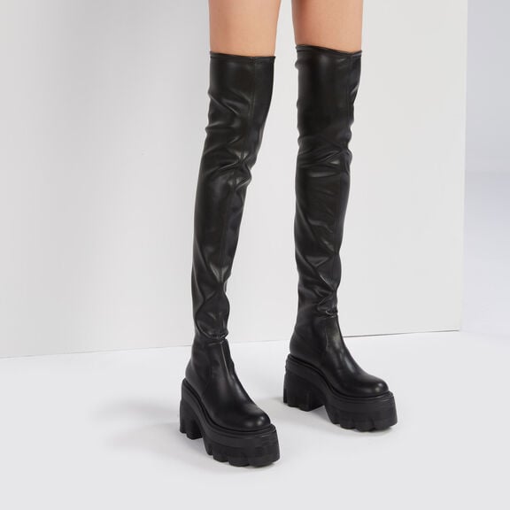 Casadei بوت ماكسي فوق الركبة Black 2S263Z070NLAABR