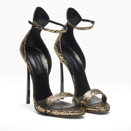 Casadei Cappa Blade Goldfinger Sandal Goldfinger 1LG50D125TGLDFG Casadei Cappa Blade Goldfinger Sandal Goldfinger 1LG50D125TGLDFG