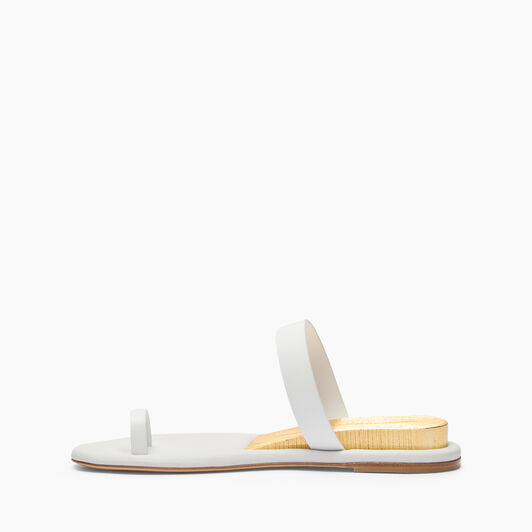 Casadei Zeppa Blade Sandals White 1N235J0201C2667