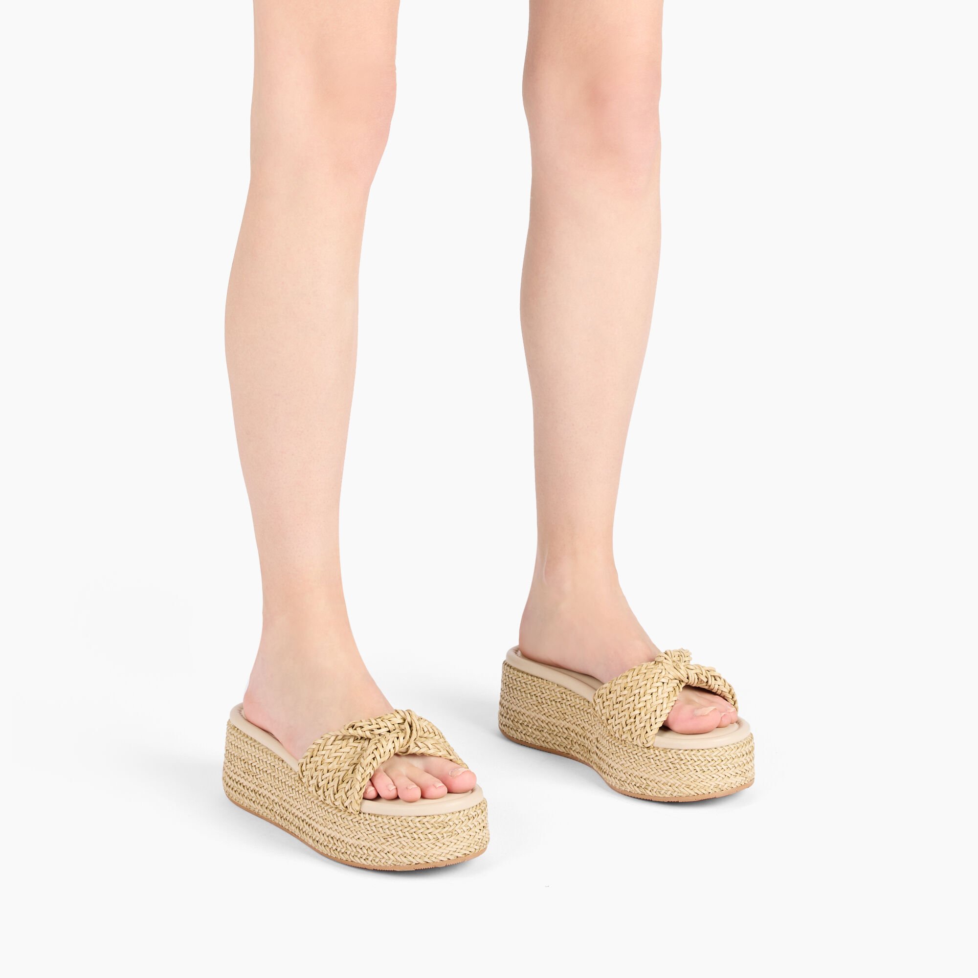 Casadei Insideout Hanoi Wedges Bambu 1M448J0201HANTB