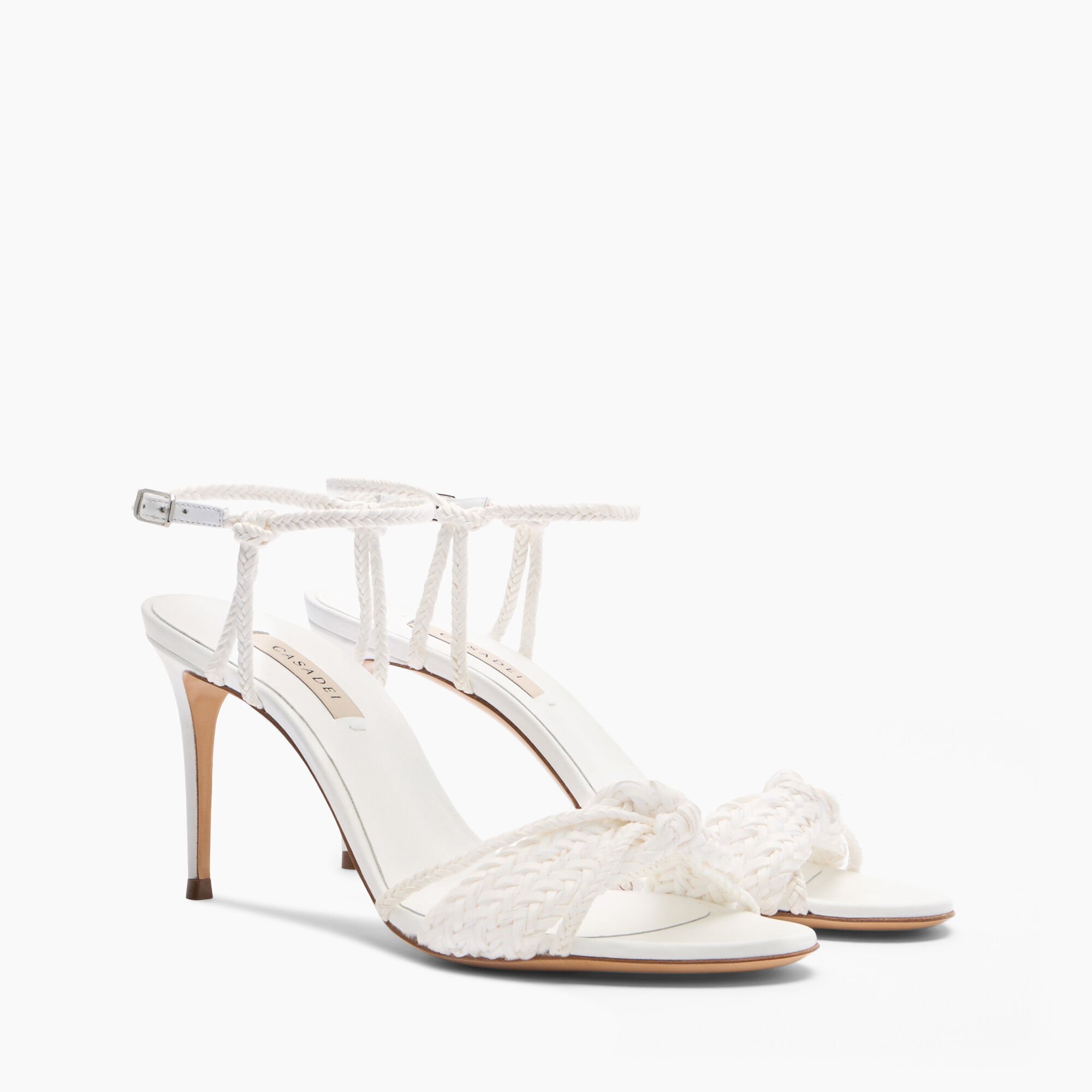 Casadei Marbella Julia Sandal White 1L345J0801C2724
