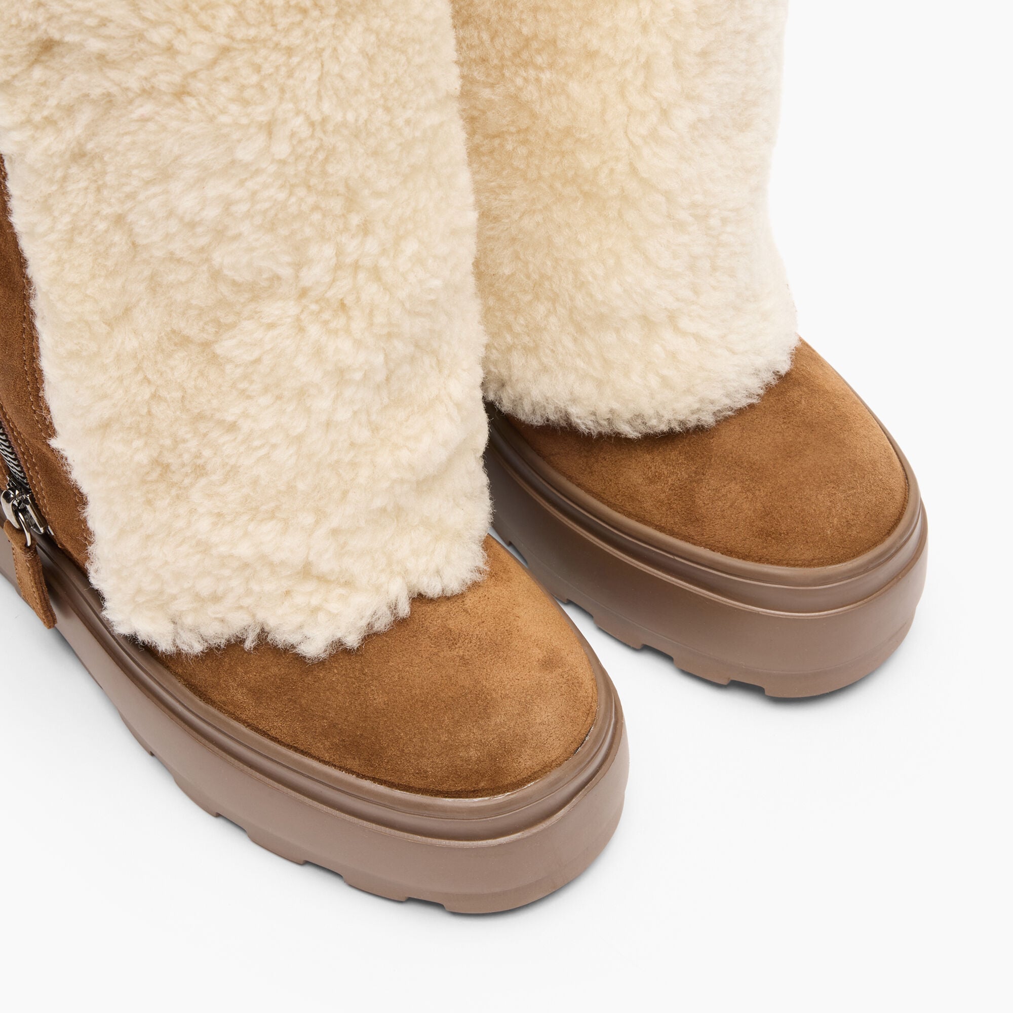 Casadei Double Face Ontario Boot Bruciato + Milk 2S432C0801T0600 Casadei Double Face Ontario Boot Bruciato + Milk 2S432C0801T0600