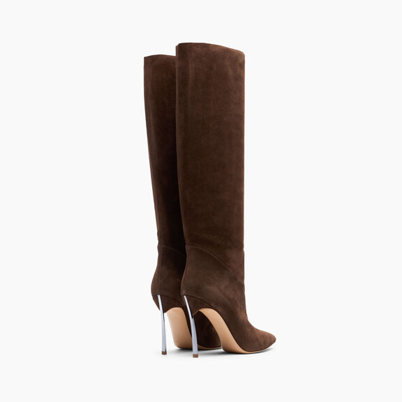 Casadei Blade Suede Boot Cacao 1S329Y100MC1832 Casadei Blade Suede Boot Cacao 1S329Y100MC1832