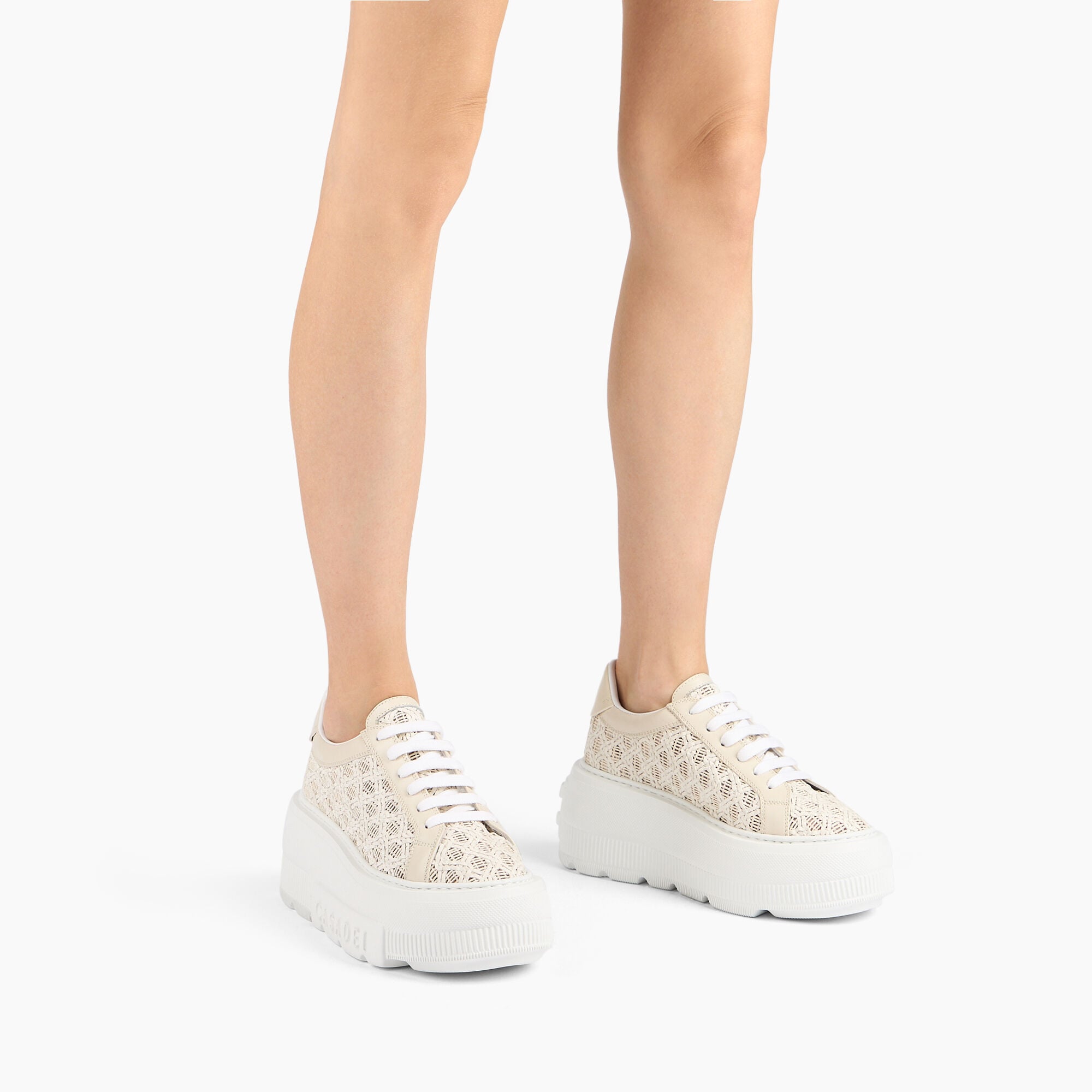 Casadei Nexus Cicladi Sneaker Off Weiss 2X109B0701T0582 Casadei Nexus Cicladi Sneaker Off Weiss 2X109B0701T0582