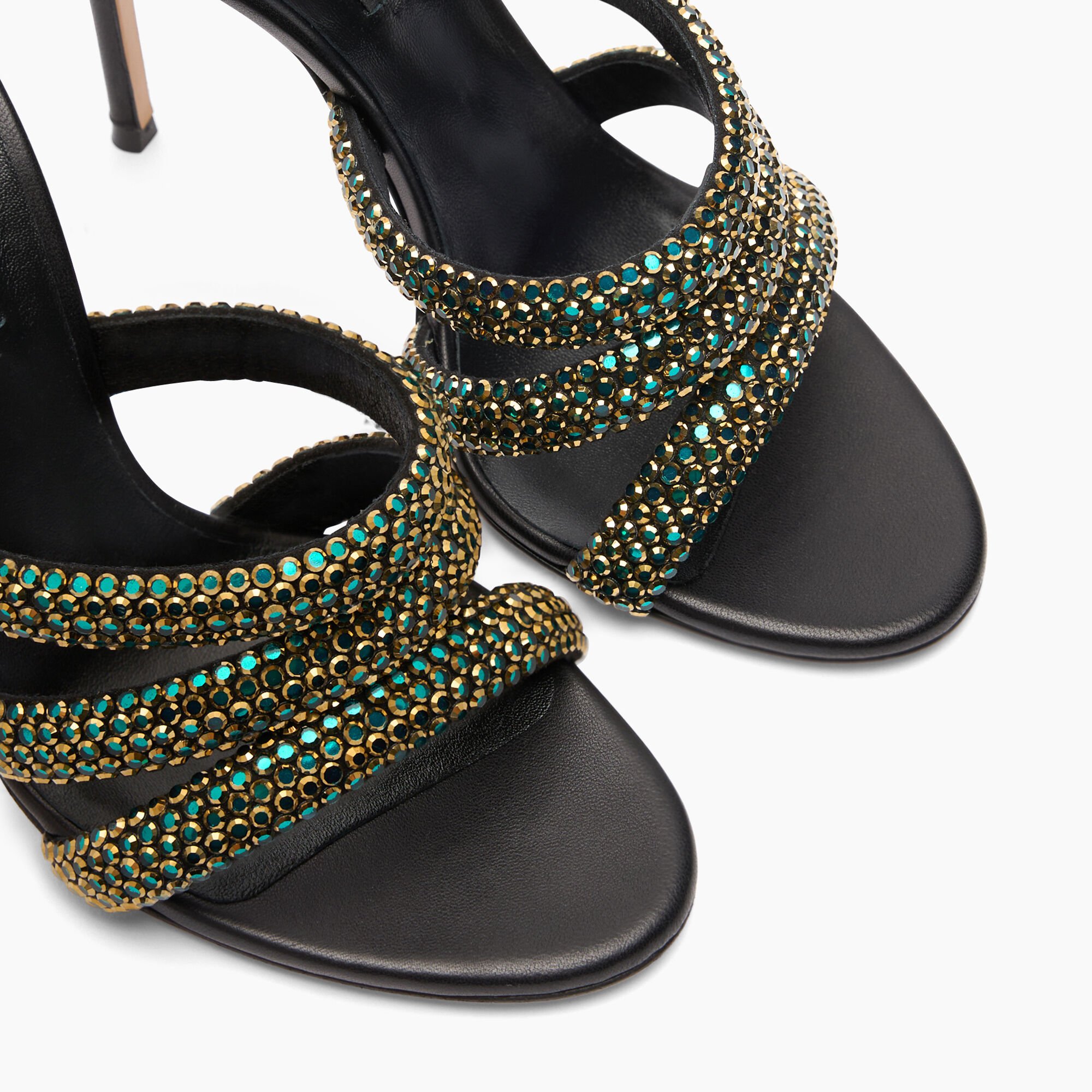 Casadei Julia Olympo Mules Black 1M425J1001C2660