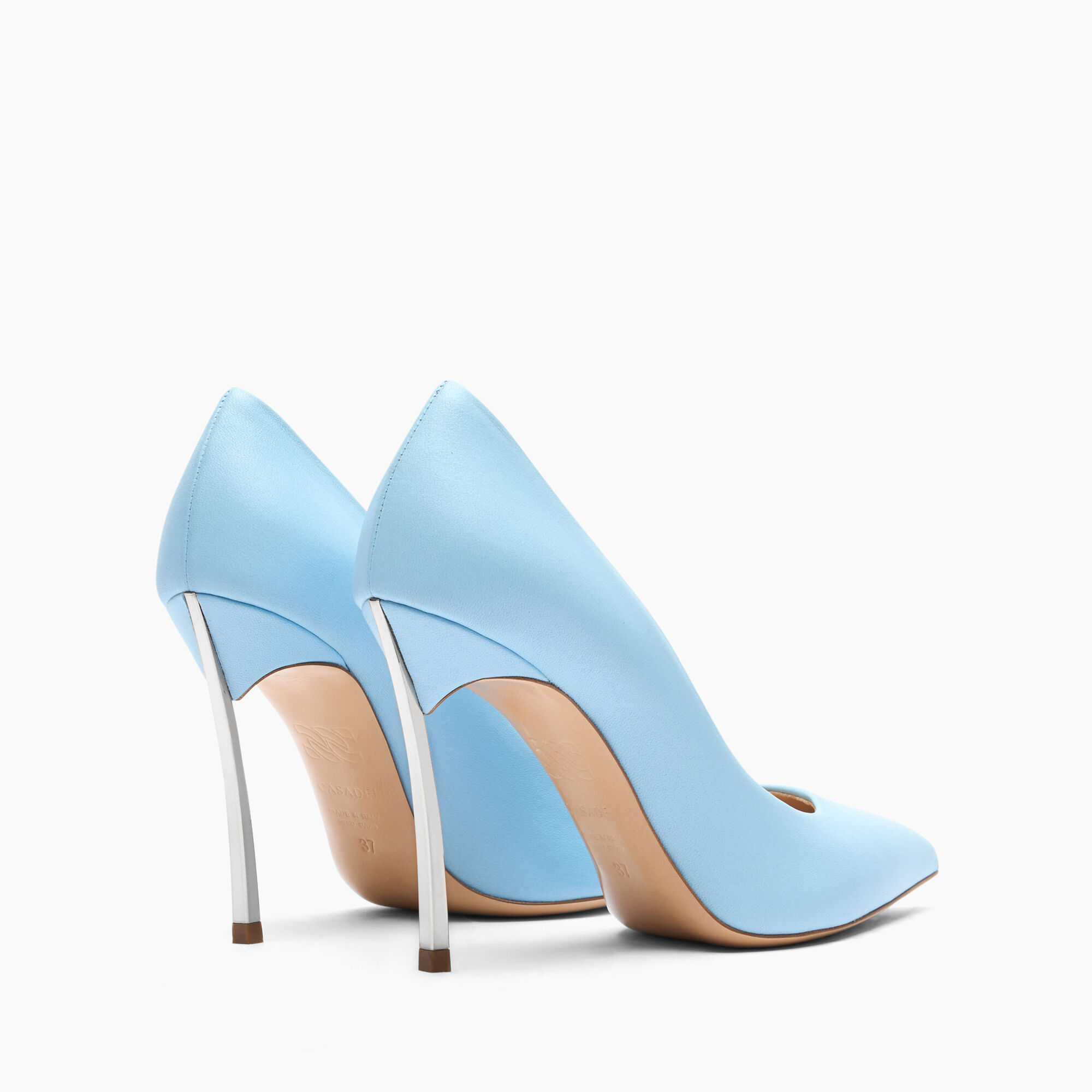 Casadei Blade Leather Pumps Sky 1F915W100MC1155