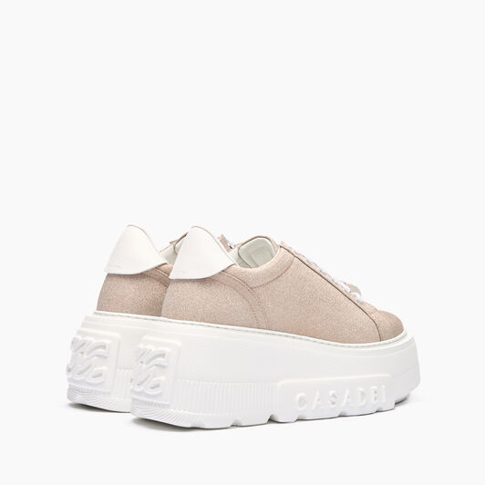 Casadei Nexus Cas25 Sneakers Nude and White 2X042J0701C2672