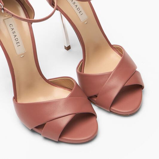 Casadei Criss Cross Blade Sandalette Walnut 1L556P120MAMINO