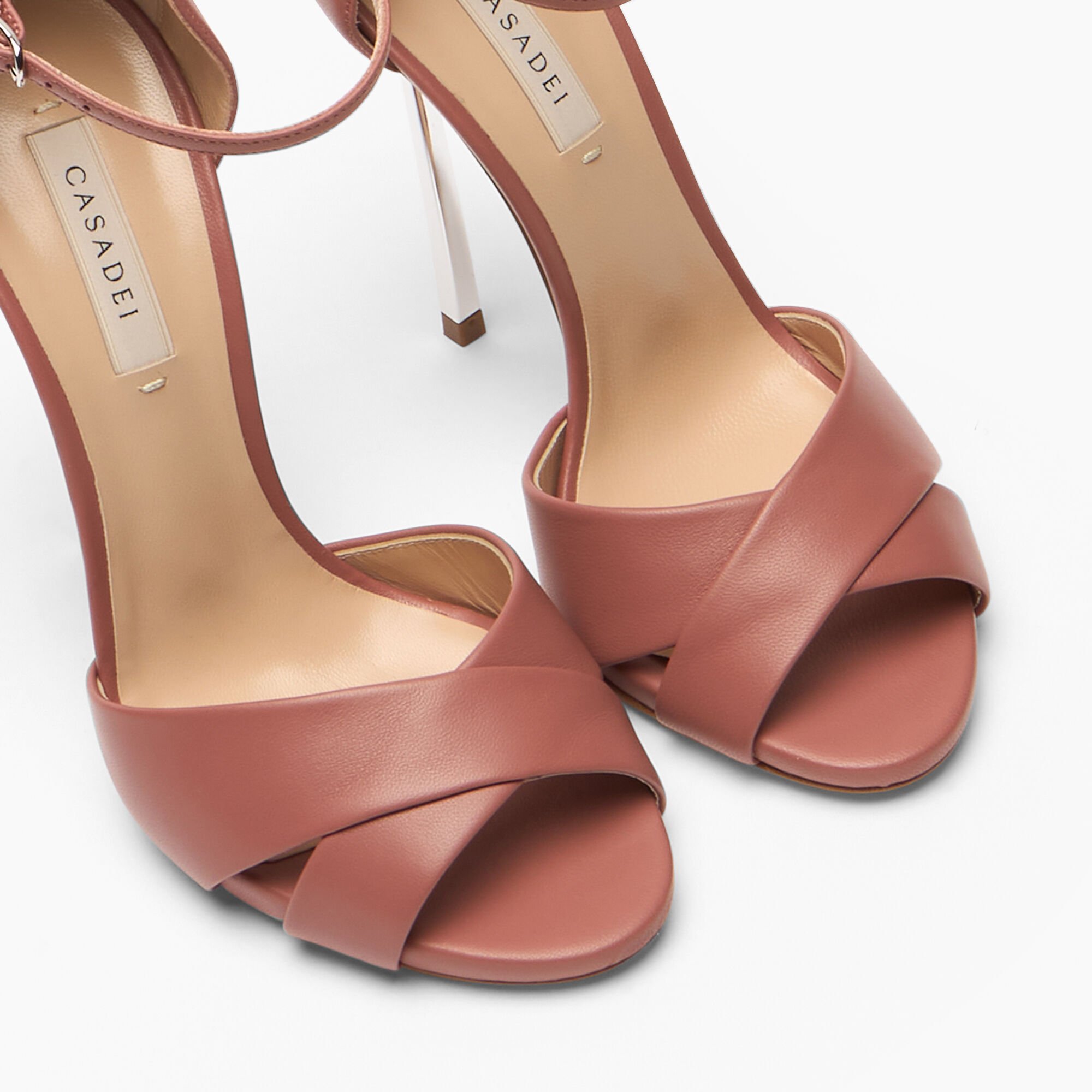 Casadei Criss Cross Blade Sandalette Walnut 1L556P120MAMINO