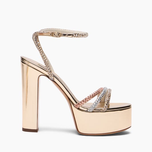 Casadei Plateforme Patty Andromeda Platinum 1L444B1301C2967