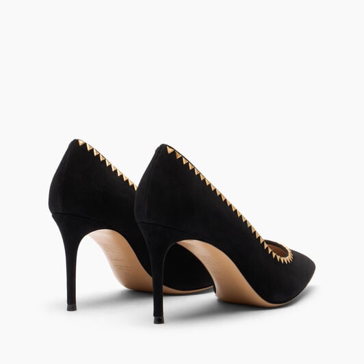 Casadei Divine Pump Julia Gold Black 1F038A0801C2903 Casadei Divine Pump Julia Gold Black 1F038A0801C2903