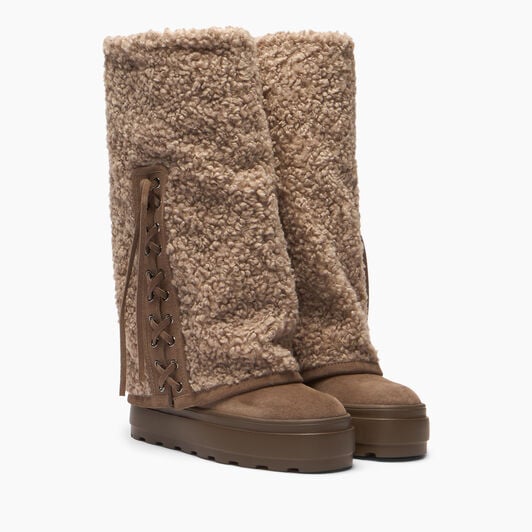 Casadei Double Face High Boot Caribou 2S395A0811T0556 Casadei Double Face High Boot Caribou 2S395A0811T0556