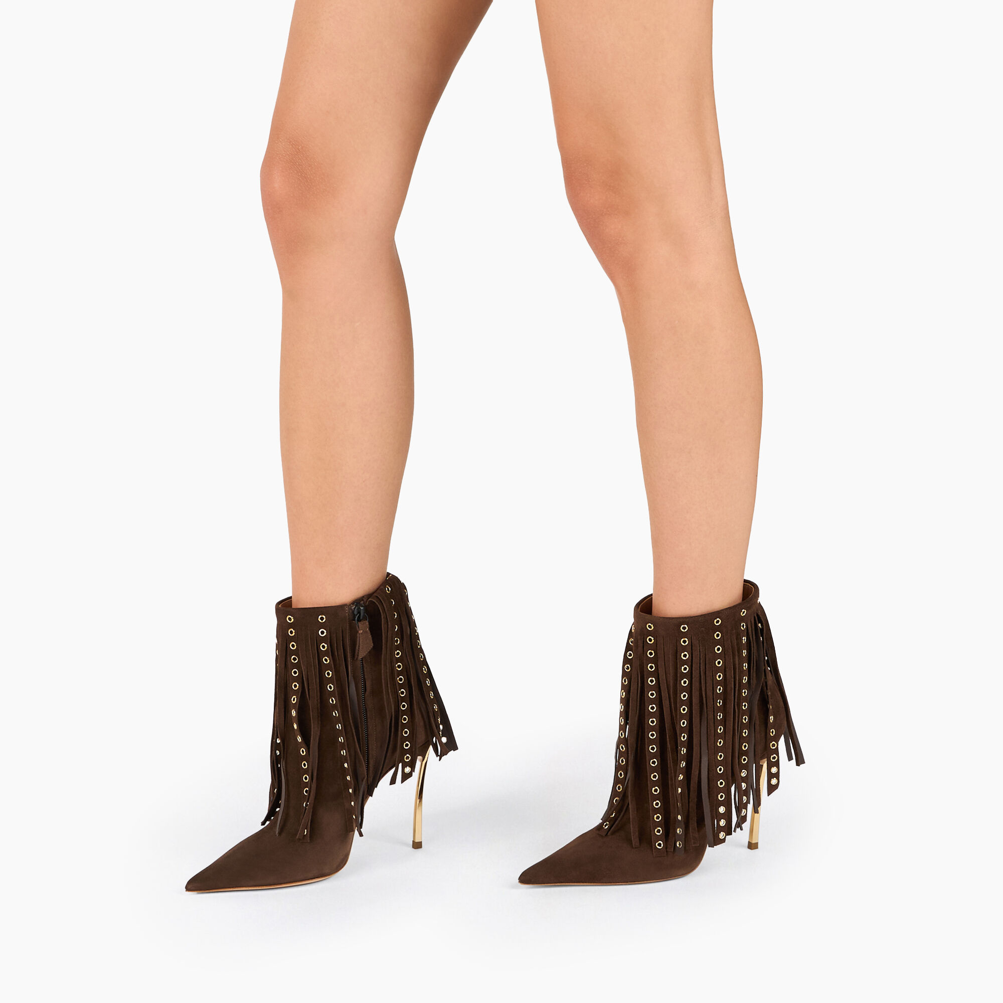 Casadei Debby Superblade Ankle Boots Cocoa 1R490Y100MC2552