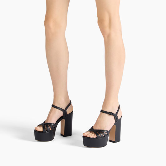 Casadei Elsa Plateauschuhe Schwarz 1L462B1201FLORE