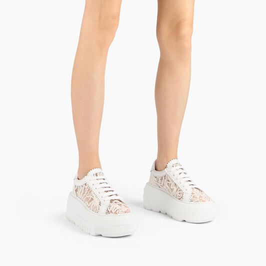 Casadei Nexus Chantilly Sneaker Milk, white 2X106B0701T0580 Casadei Nexus Chantilly Sneaker Milk, white 2X106B0701T0580