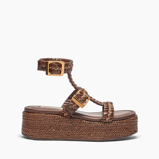 Casadei New Zeppa Colosseo Platform Rum 1L362J0201C2774