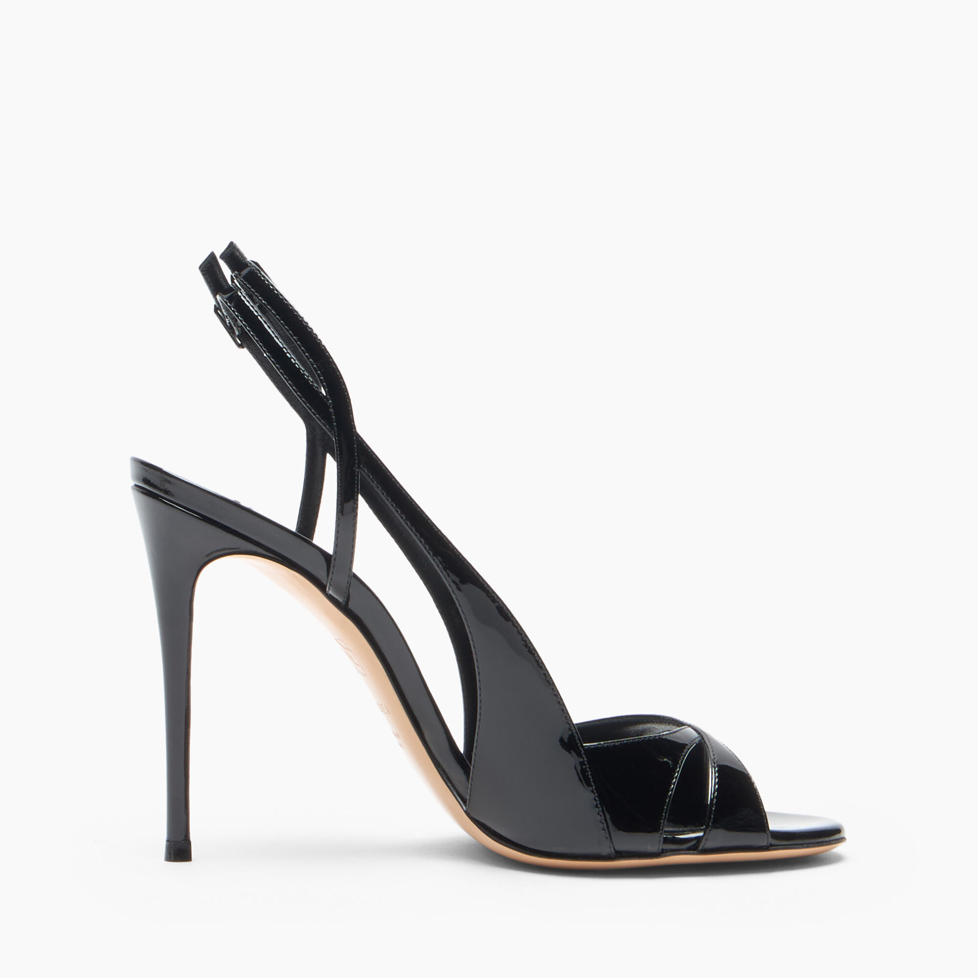 Julia Samurai Double Belts Sandal in Black for Women | Casadei®
