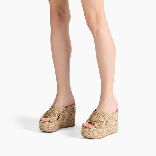 Casadei Thaiti Wedge Gold 1M570B0801TAHTI