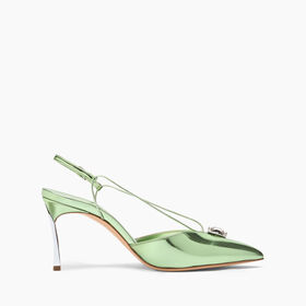 Casadei Blade Interstellar CAS25 Slingback LatteMenta 1G622J080MC2632