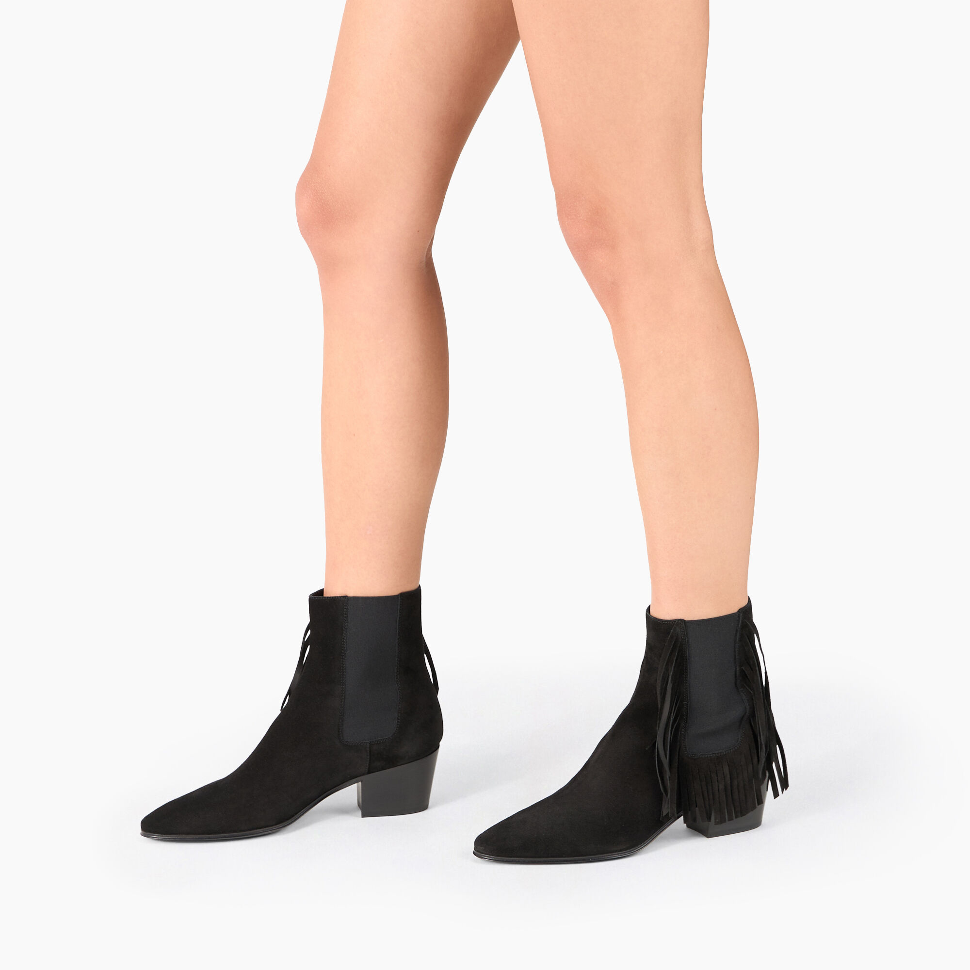 Casadei Beat Suede Ankle Boots Black 1Q203Y0501NOMAD