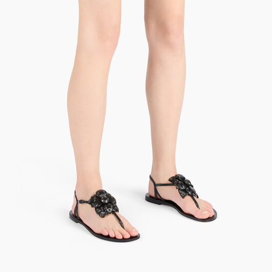 Casadei Angie Flat Black 1N246J0101C2821