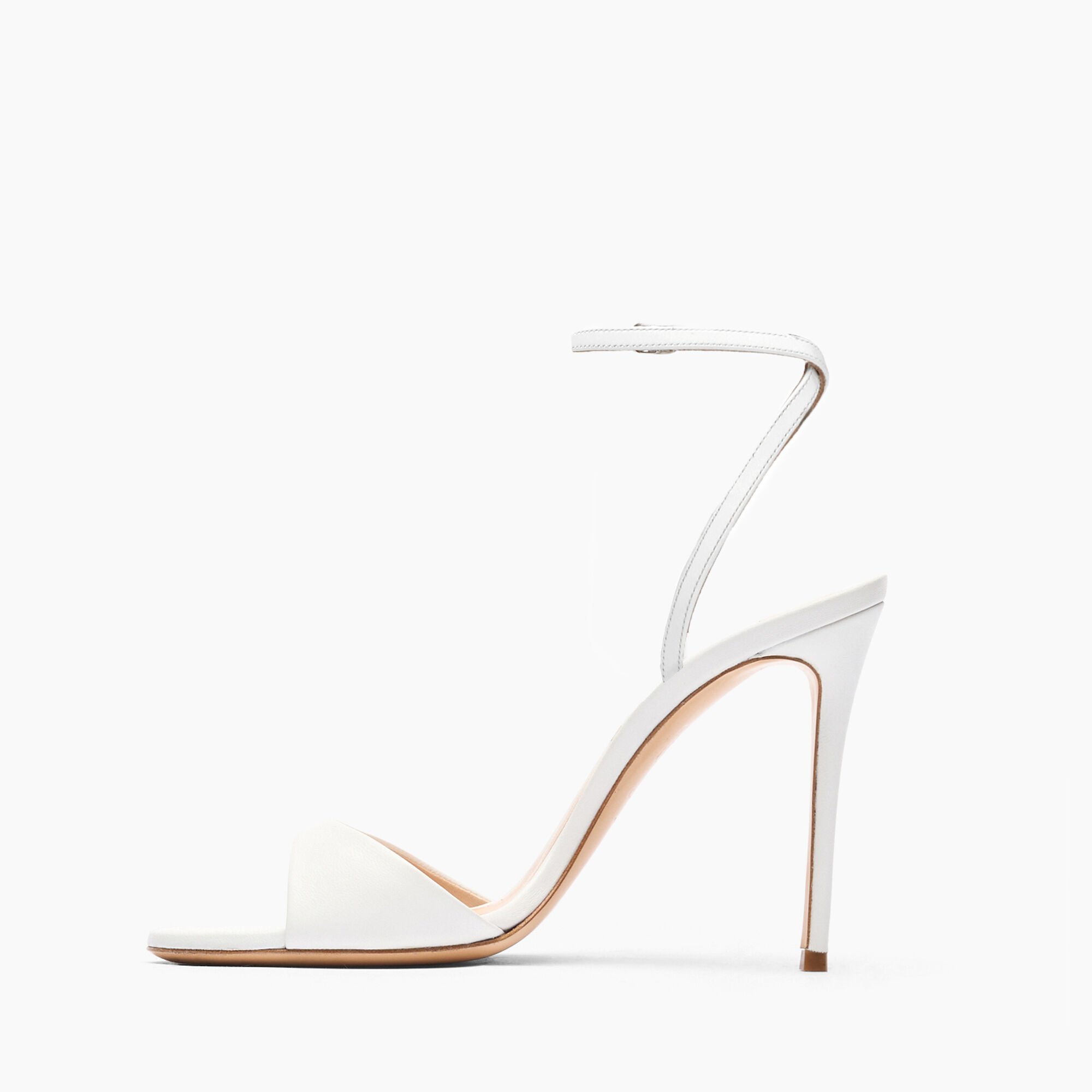 Casadei Julia Leather Sandals White 1L293J1001MINOR