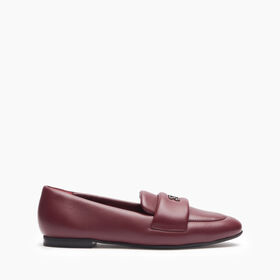 Casadei Puff Leather Loafers Ladybug 1H016Y0501C1921
