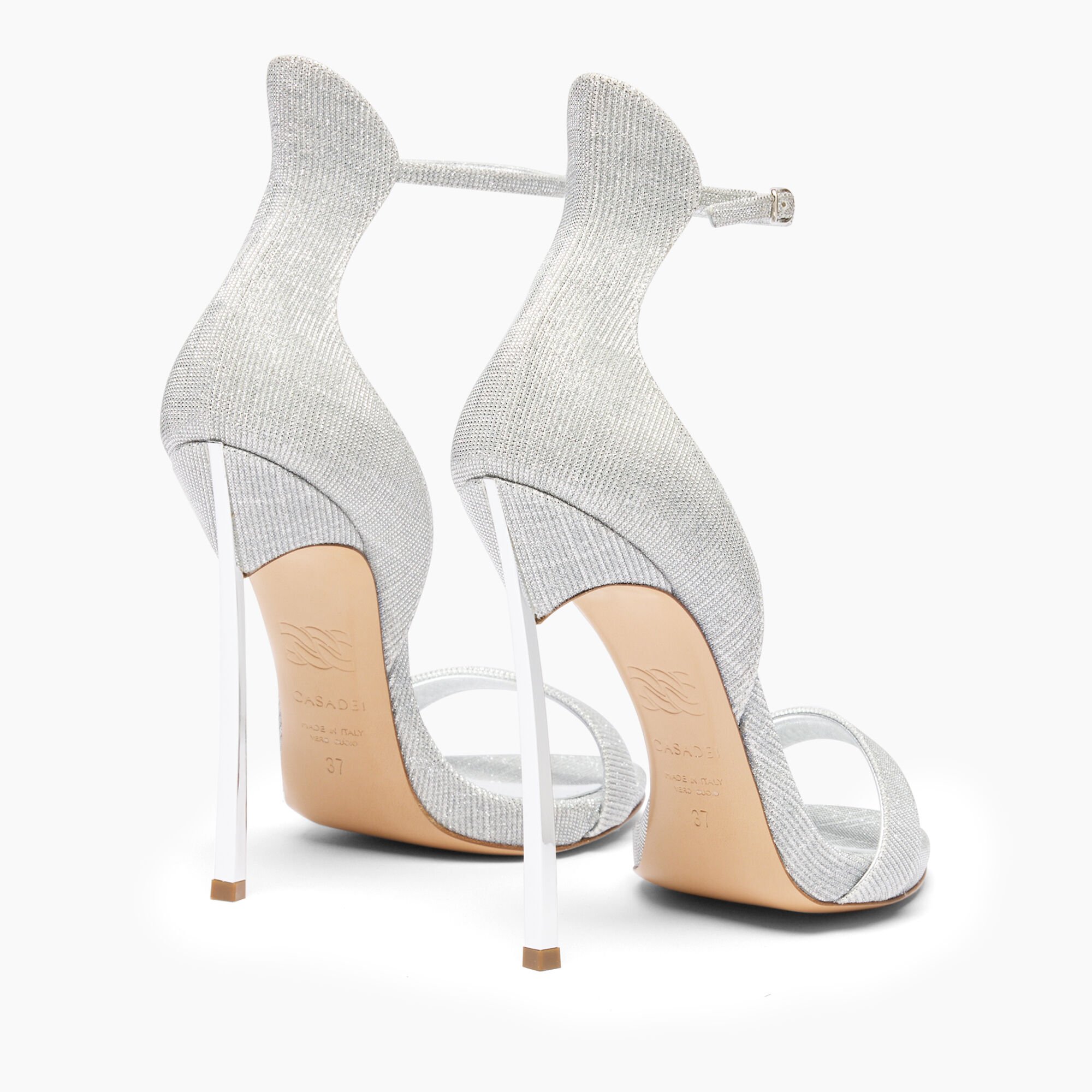 Casadei Cappa Blade Sandal Silver 1LG50D125MTRINI