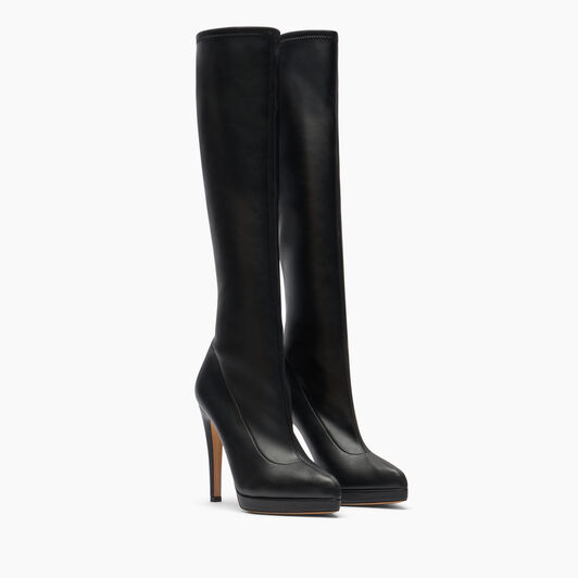 Casadei Michelle To The Knee Boot Black 1S335Y1001LABBB