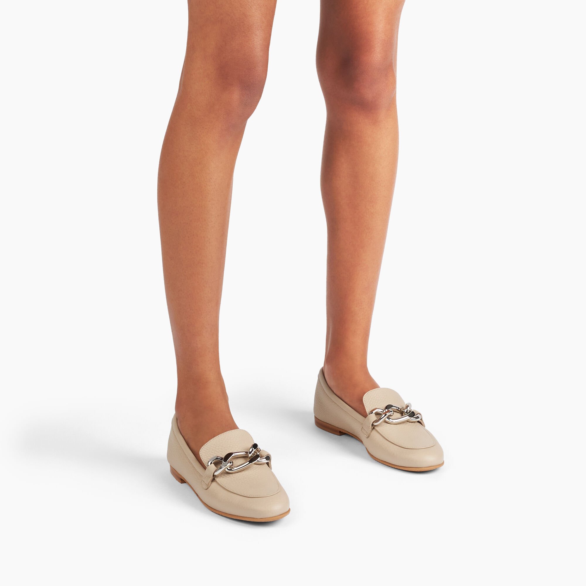 Casadei Antilope Chain Loafers Simply Taupe 1D282J0101C2003