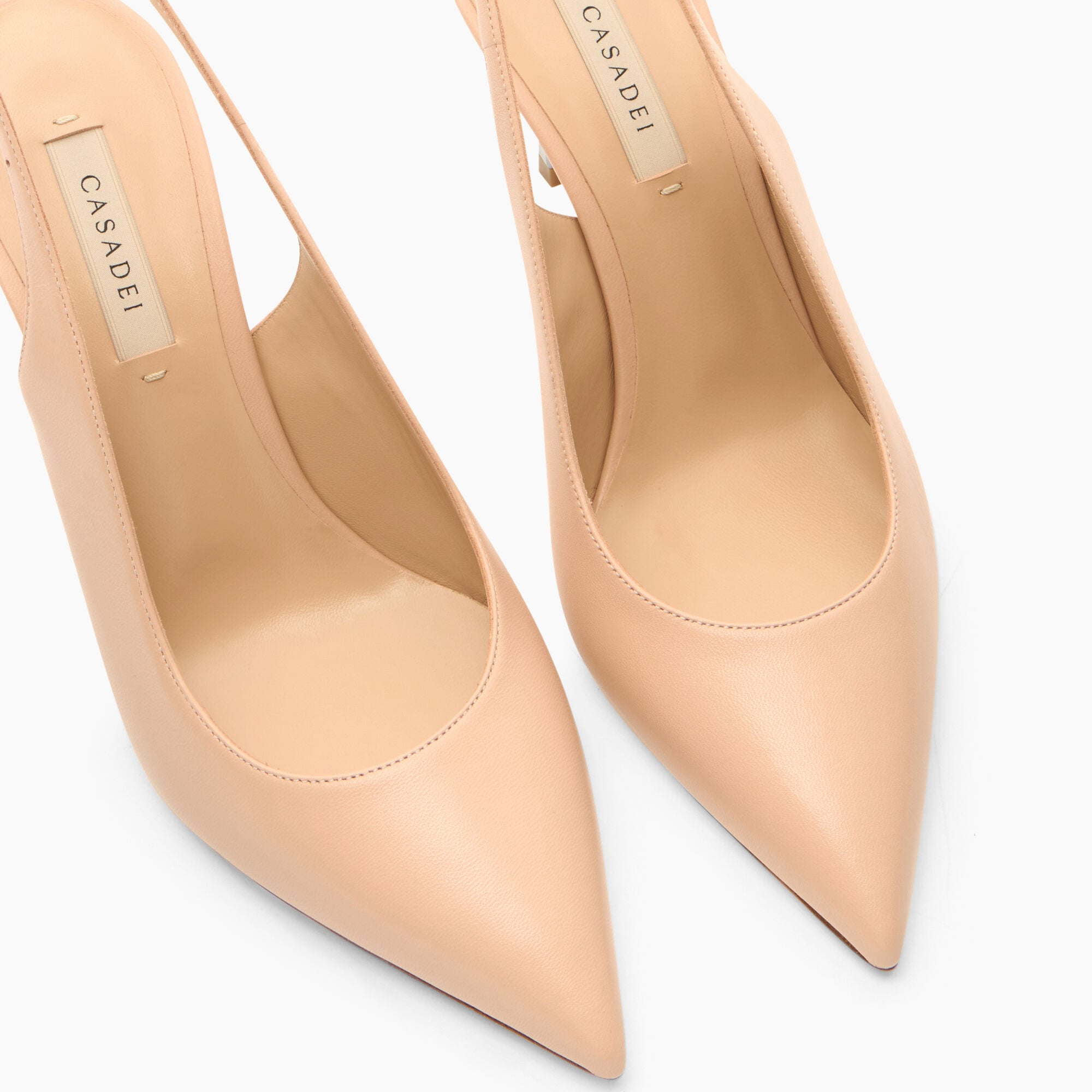 Casadei Blade Minorca Slingback Powder Pink 1G660A080MC1588 Casadei Blade Minorca Slingback Powder Pink 1G660A080MC1588