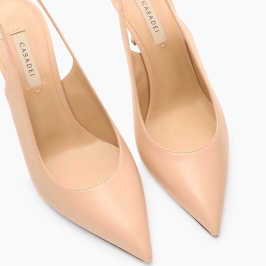 Casadei Blade Minorca Slingback Powder Pink 1G660A080MC1588 Casadei Blade Minorca Slingback Powder Pink 1G660A080MC1588