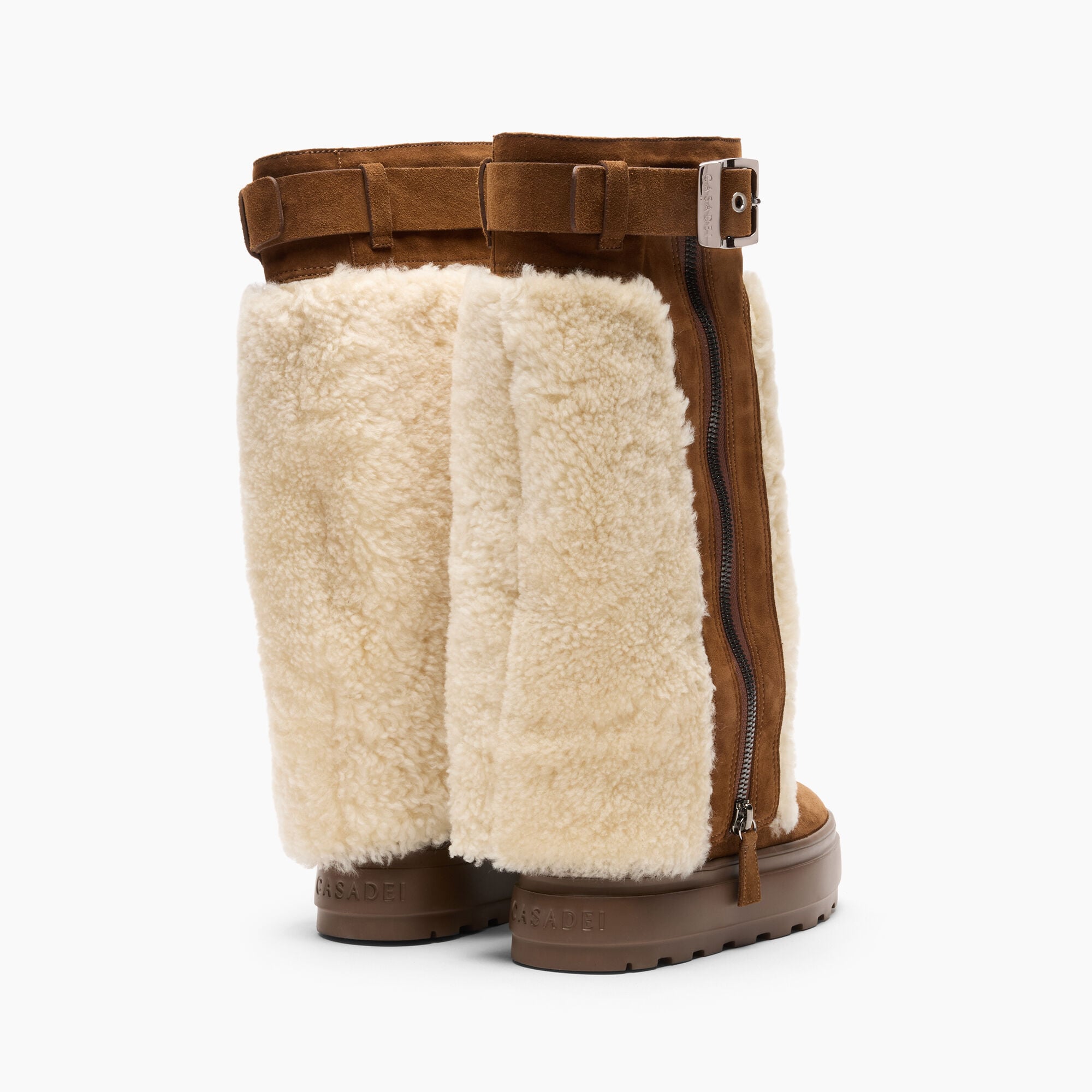 Casadei Double Face Ontario Boot Bruciato + Milk 2S432C0801T0600 Casadei Double Face Ontario Boot Bruciato + Milk 2S432C0801T0600