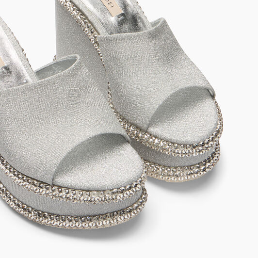 Casadei Sirio Wedge Silver, silver 1M506B0801C2960