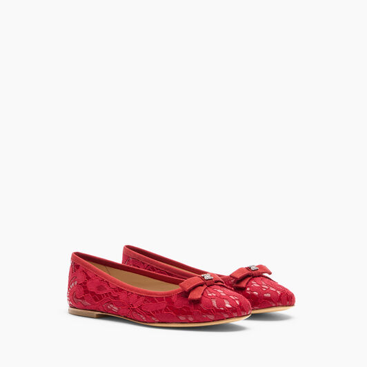 Casadei Liberty Ballet Flats Red Passion 1A291A0101C2867